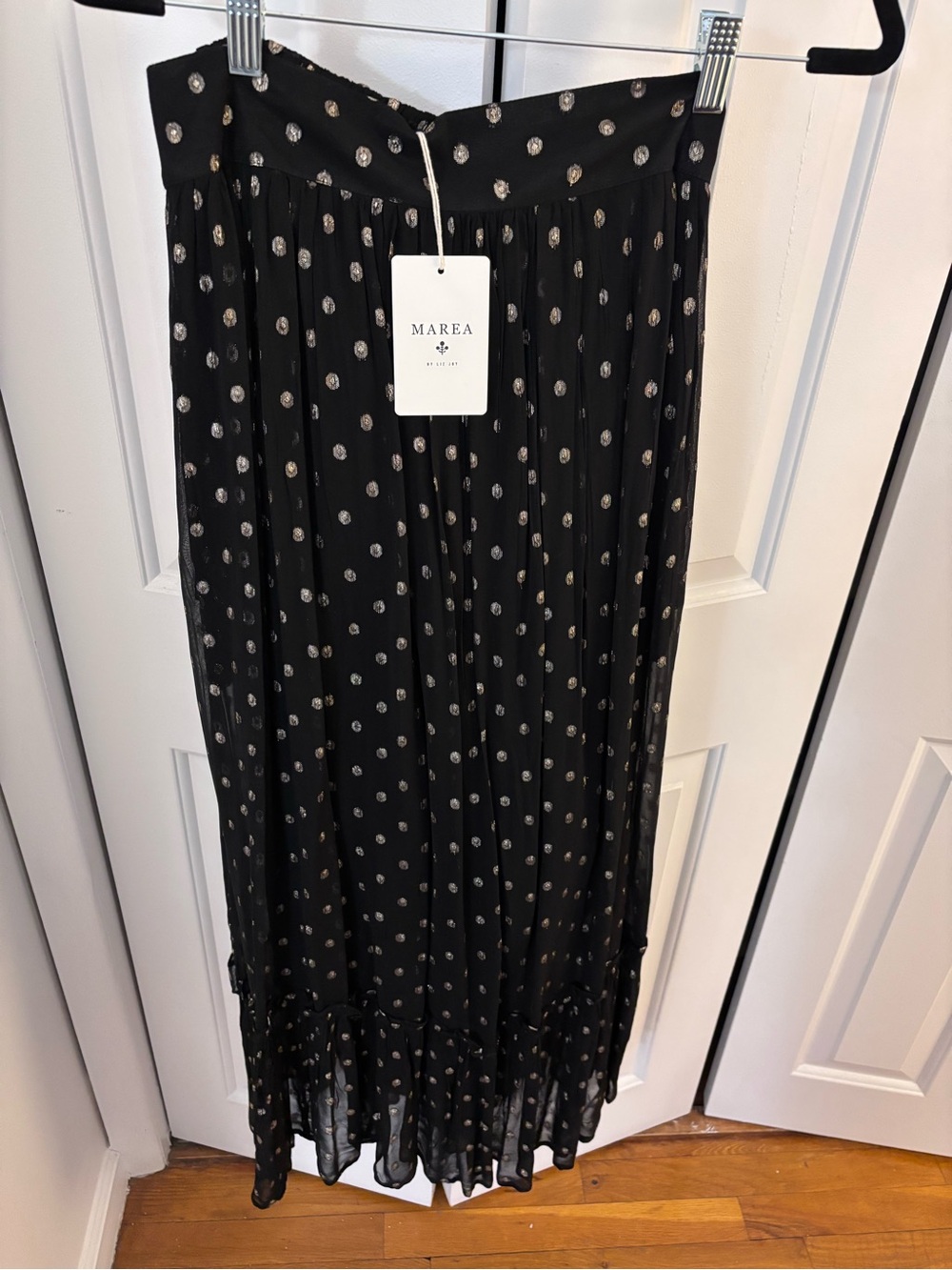 Marea by Liz Joy Black Gold Dot Skirt